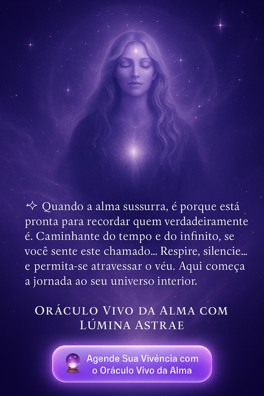 Vivência com Lúmina - Oráculo Vivo da Alma